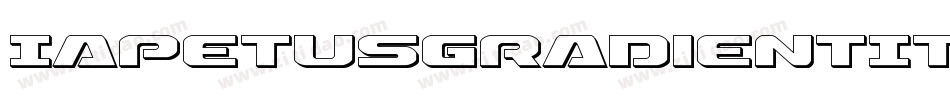 IapetusGradientItalic-o8R4字体转换 IapetusGradientItalic-o8R4字体转换