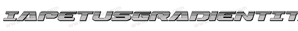 IapetusGradientItalic-o8R4字体转换 IapetusGradientItalic-o8R4字体转换