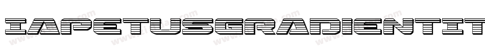 IapetusGradientItalic-o8R4字体转换 IapetusGradientItalic-o8R4字体转换