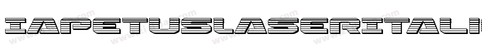 IapetusLaserItalic-eAol字体转换 IapetusLaserItalic-eAol字体转换