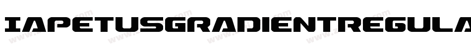 IapetusGradientRegular-gVA4字体转换