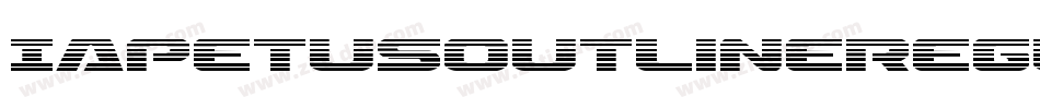 IapetusOutlineRegular-a3gm字体转换