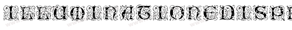 IlluminatiOneDisplayCapsSSK字体转换