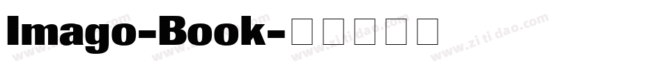 Imago-Book字体转换