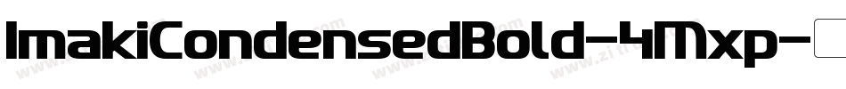 ImakiCondensedBold-4Mxp字体转换