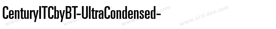 CenturyITCbyBT-UltraCondensed字体转换