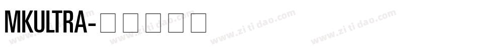 MKULTRA字体转换