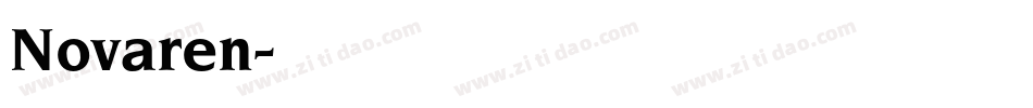 Novaren字体转换