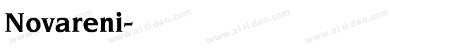 Novareni字体转换