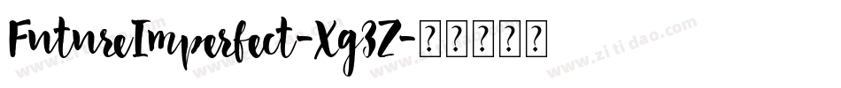 FutureImperfect-Xg3Z字体转换