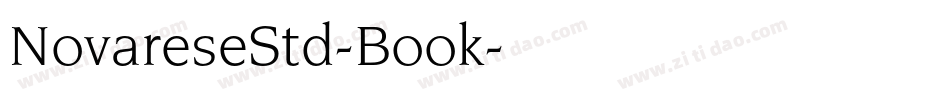 NovareseStd-Book字体转换