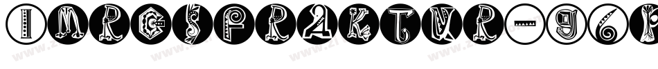 Imresfraktur-G6pg字体转换