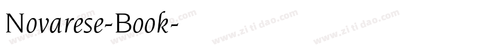 Novarese-Book字体转换