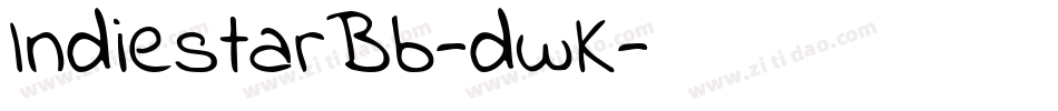 IndiestarBb-dwK字体转换