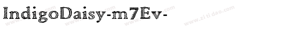 IndigoDaisy-m7Ev字体转换