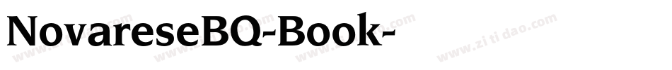 NovareseBQ-Book字体转换