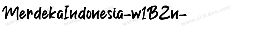 MerdekaIndonesia-w1BZn字体转换