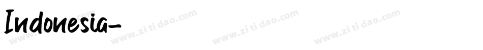 Indonesia字体转换
