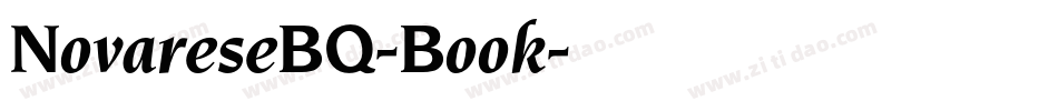 NovareseBQ-Book字体转换