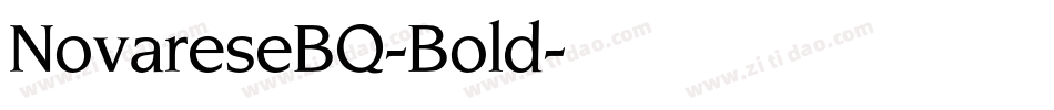 NovareseBQ-Bold字体转换