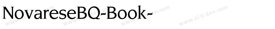 NovareseBQ-Book字体转换