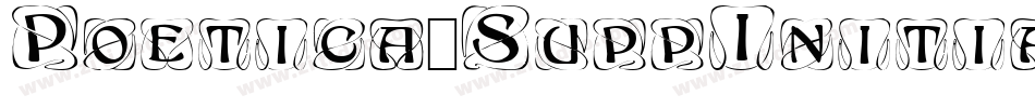 Poetica-SuppInitialSwashCaps字体转换