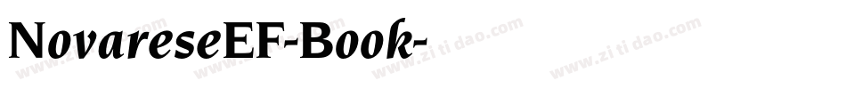 NovareseEF-Book字体转换