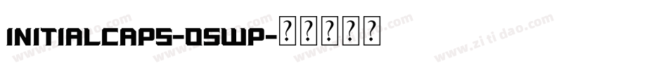 InitialCaps-O5WP字体转换