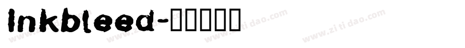 Inkbleed字体转换