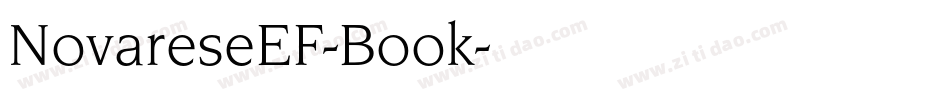 NovareseEF-Book字体转换