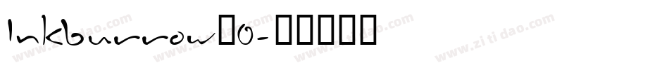Inkburrow_0字体转换