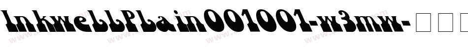 InkwellPlain001001-w3mw字体转换