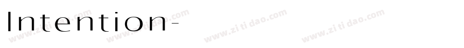 Intention字体转换