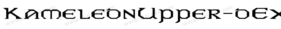 KameleonUpper-oEx字体转换