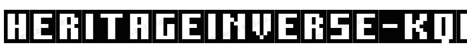 HeritageInverse-KqEW字体转换