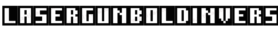 LaserGunBoldInverseBold-JDKE字体转换