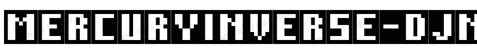 MercuryInverse-DjnE字体转换