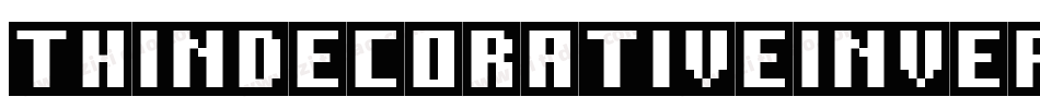 ThinDecorativeInverse-Rpvee字体转换
