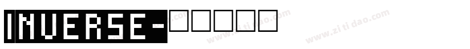 inverse字体转换