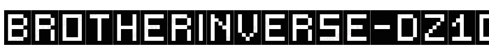 BrotherInverse-Dz1D字体转换