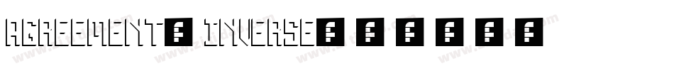 Agreement-Inverse字体转换