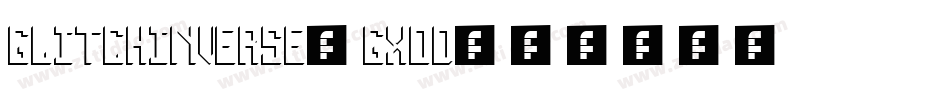 GlitchInverse-GxOD字体转换
