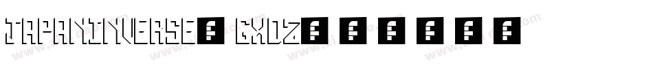 JapanInverse-GxdZ字体转换
