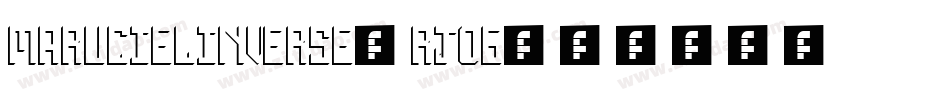 MarucielInverse-Rj06字体转换
