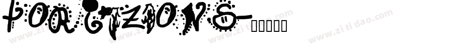 Horizons字体转换