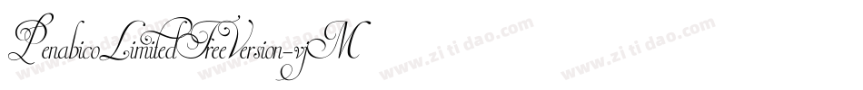 PenabicoLimitedFreeVersion-vjMy字体转换