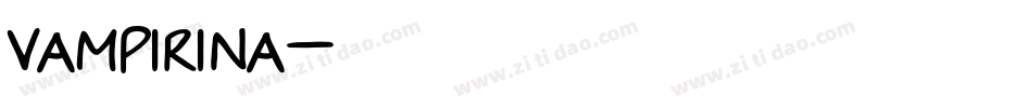 Vampirina字体转换