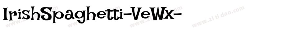 IrishSpaghetti-VeWx字体转换