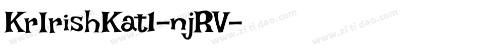 KrIrishKat1-njRV字体转换