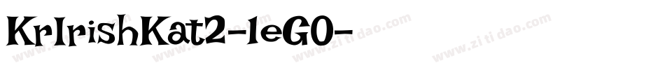 KrIrishKat2-1eG0字体转换